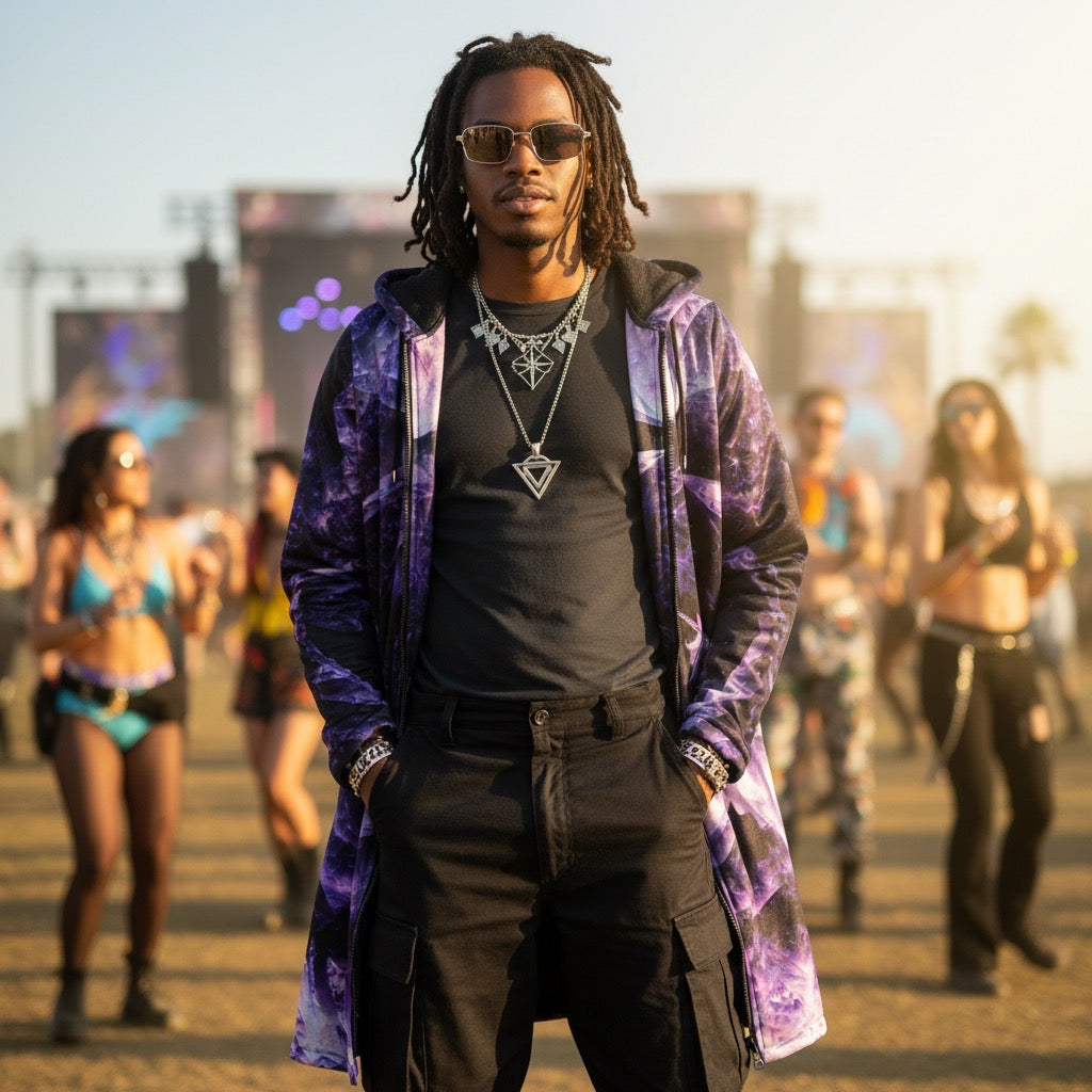 Men’s Cloak | Amethyst Unicorn