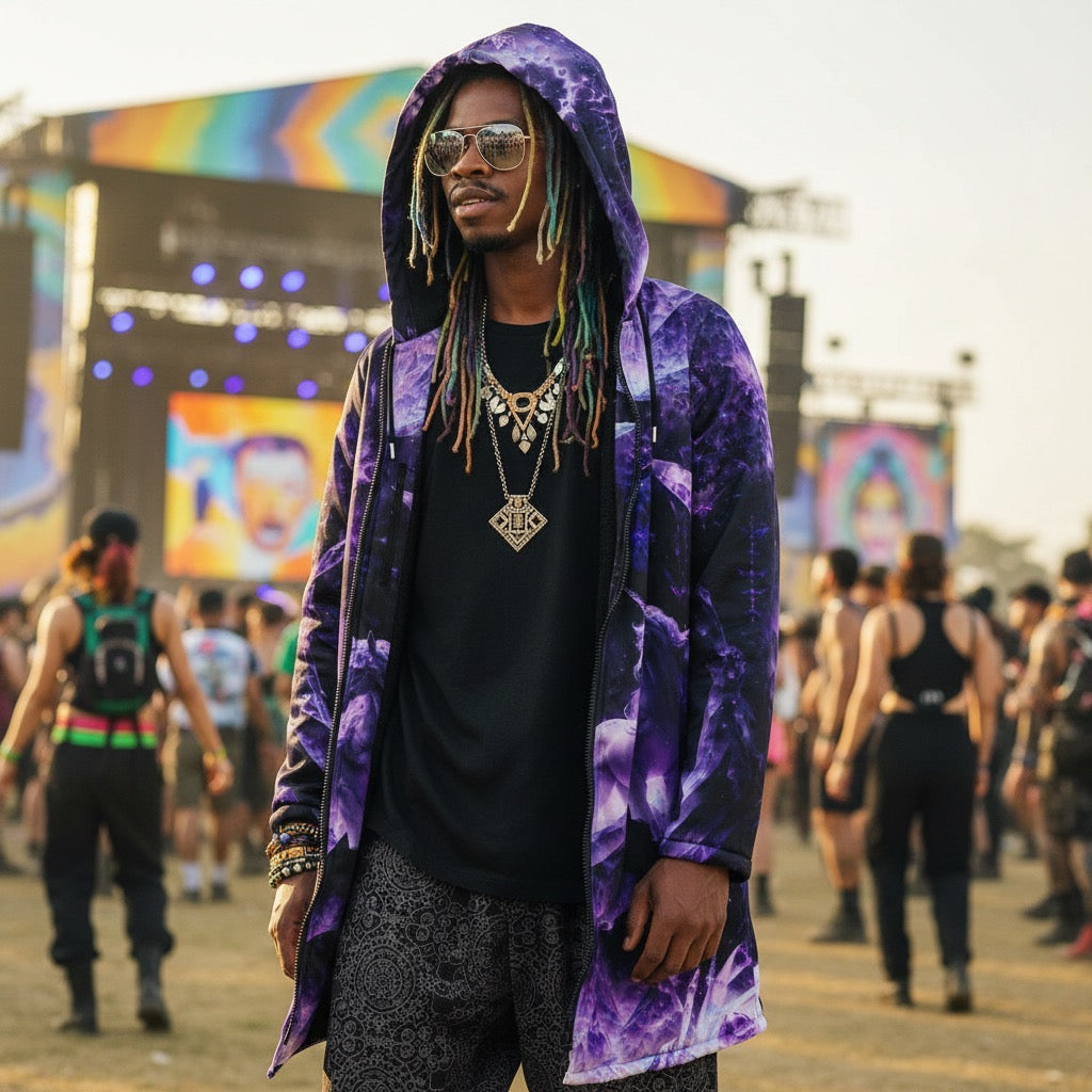 Men’s Cloak | Amethyst Unicorn