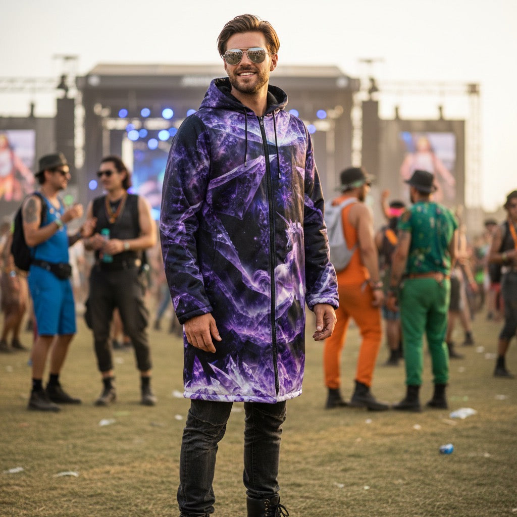 Men’s Cloak | Amethyst Unicorn