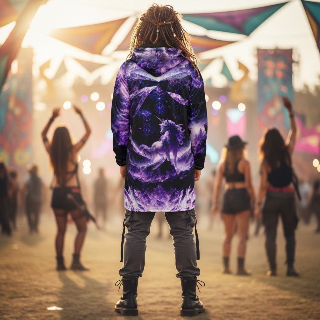 Men’s Cloak | Amethyst Unicorn