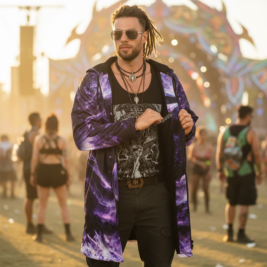 Men’s Cloak | Amethyst Unicorn