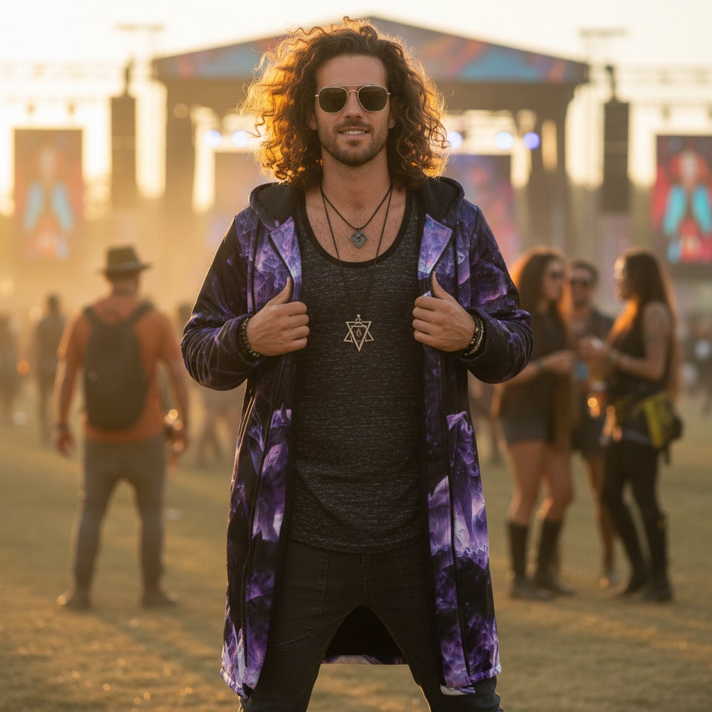 Men’s Cloak | Amethyst Unicorn