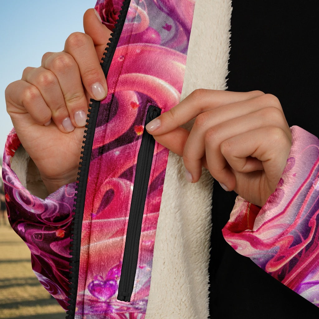 Hearts Roses Women's Festival Cloak