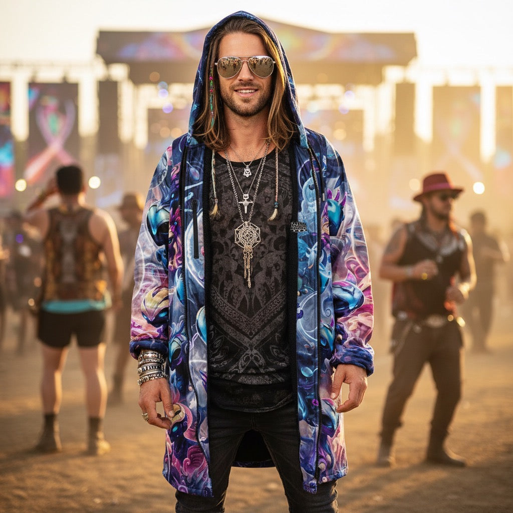 Alien Dimensions Men's Festival Cloak