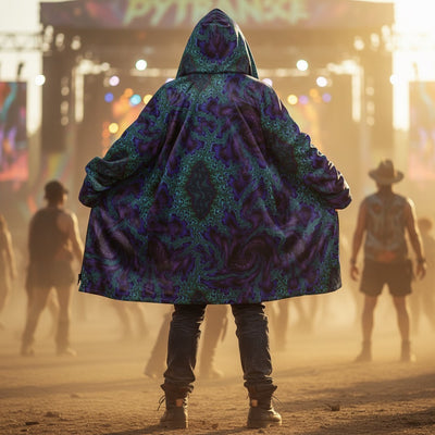Feathery Fractal Men's Festival Cloak