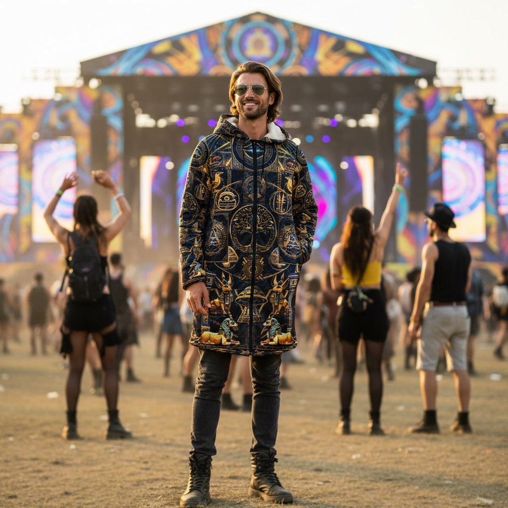 Egyptian Atlantis Men's Festival Cloak