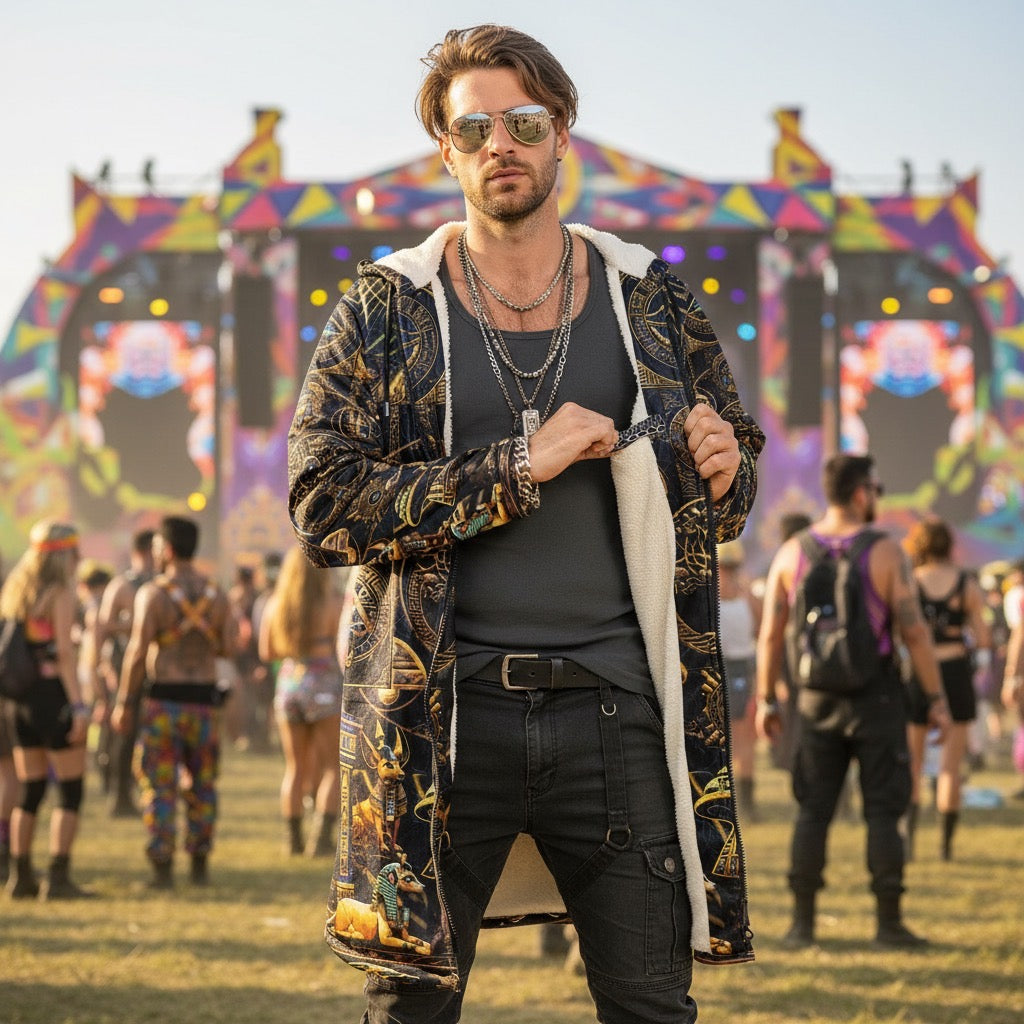 Egyptian Atlantis Men's Festival Cloak
