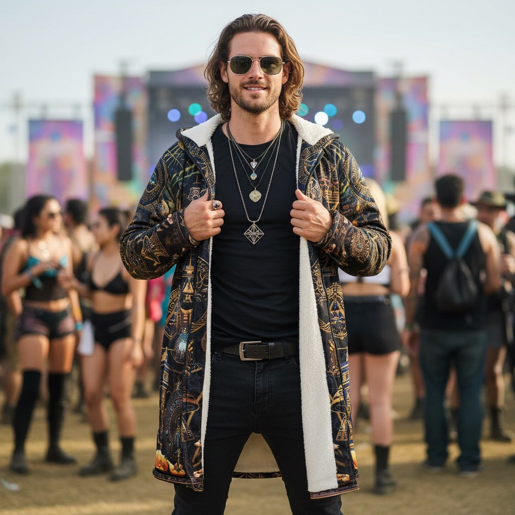 Egyptian Atlantis Men's Festival Cloak