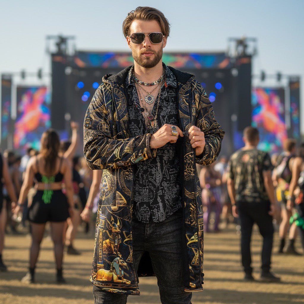 Egyptian Atlantis Men's Festival Cloak