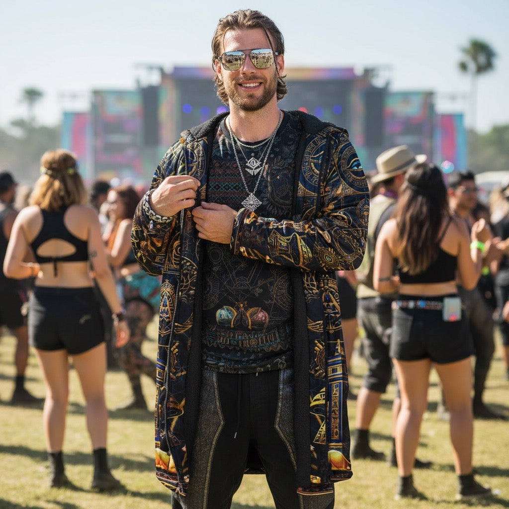 Egyptian Atlantis Men's Festival Cloak