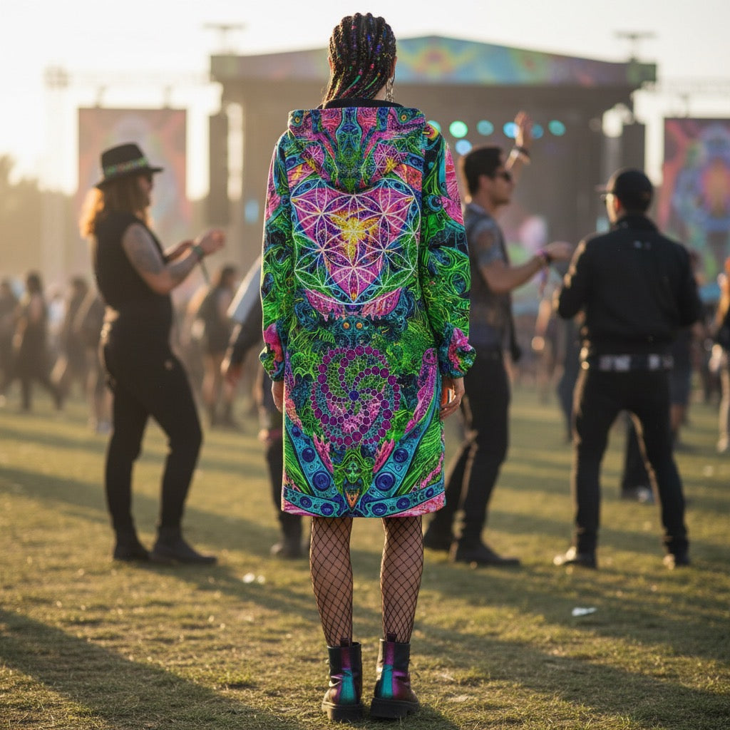 Psy Tribal Shroom Festival Women’s Cloak