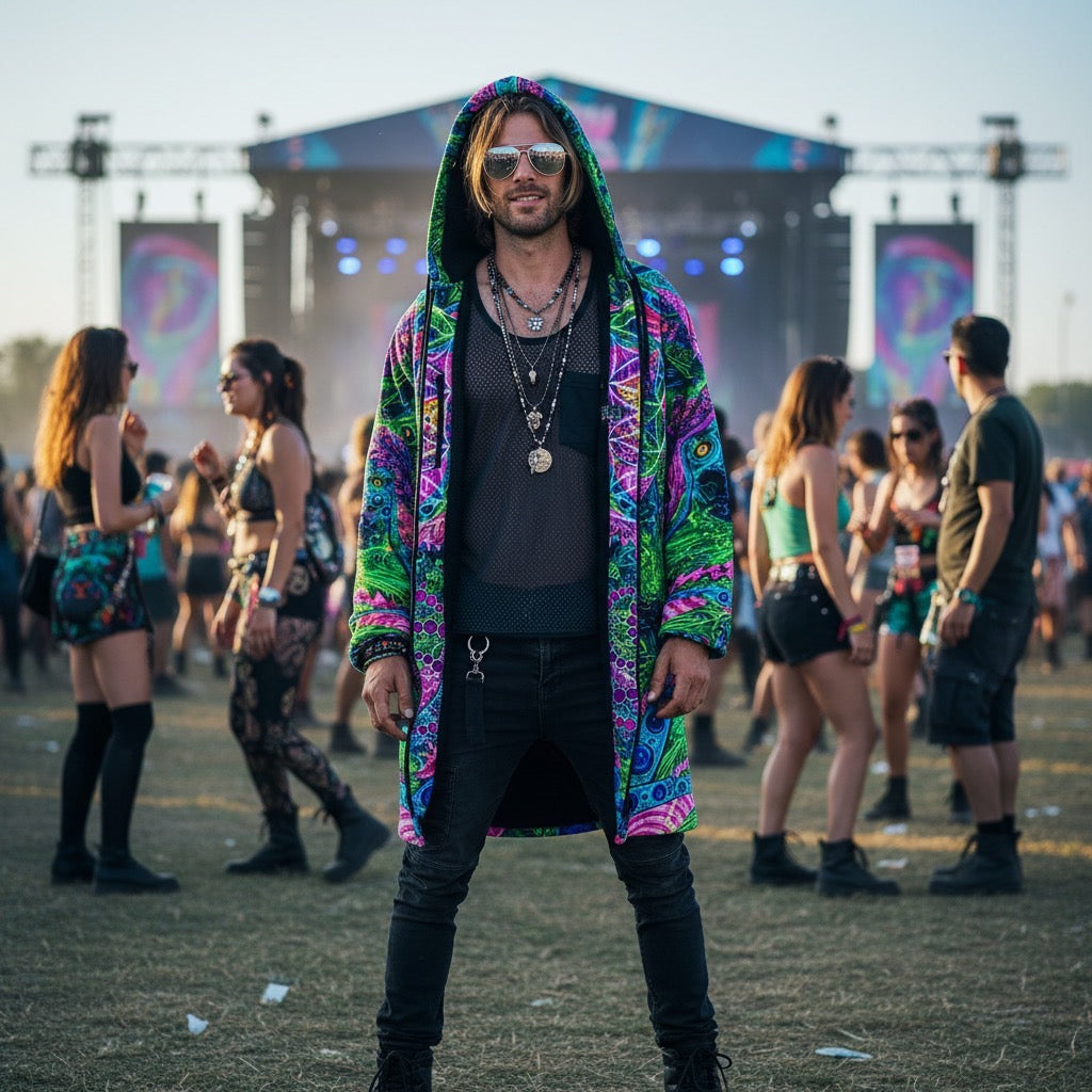 men Cloak | Psy Tribal Shroom