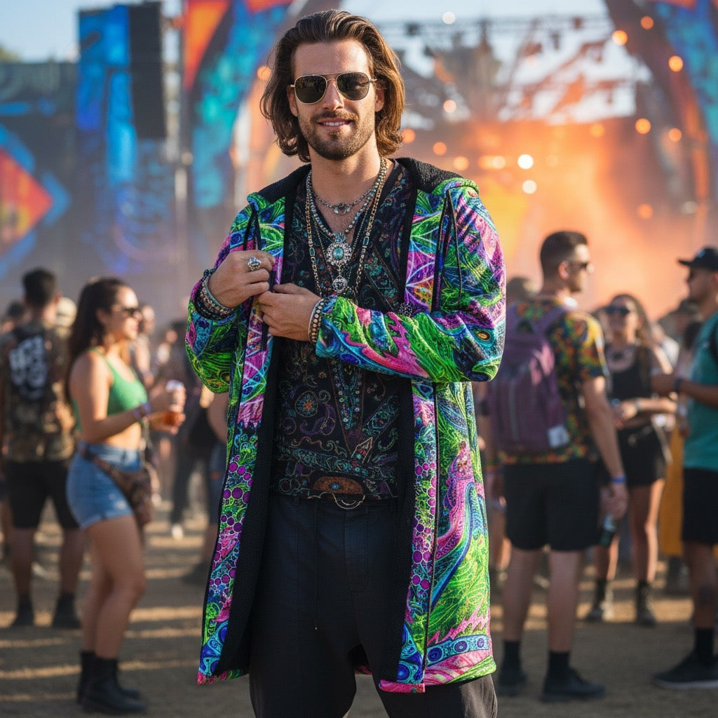 men Cloak | Psy Tribal Shroom