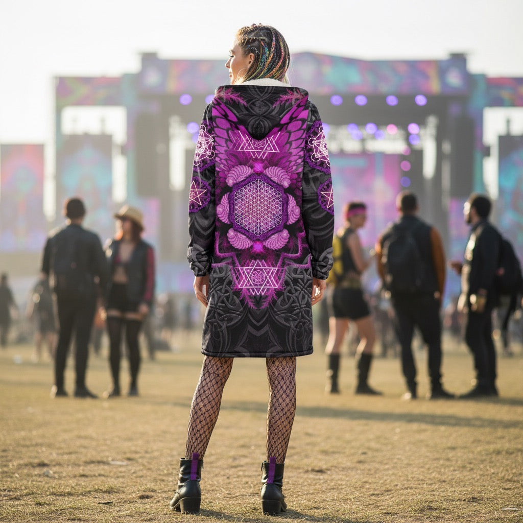 Pink Angel Catcher Women's Festival Cloak