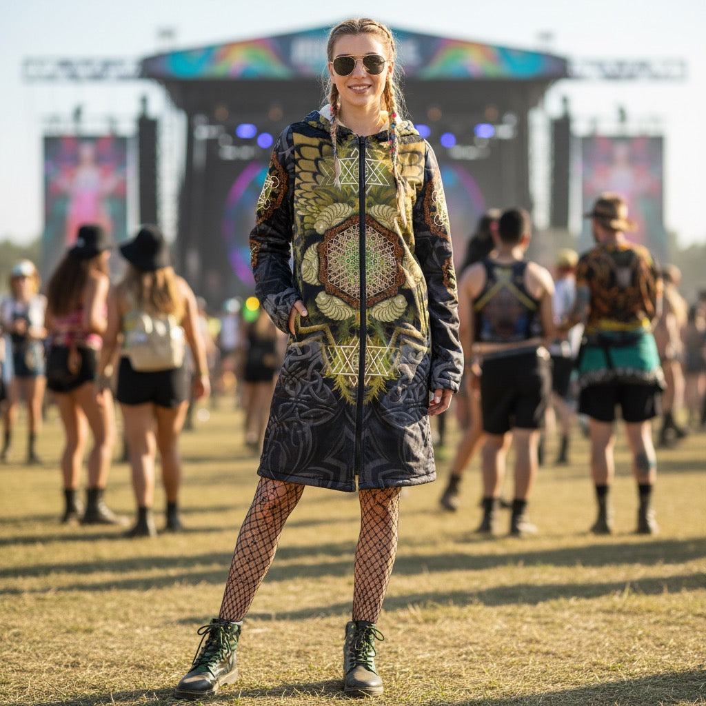 Yellow Angel Catcher Women's Festival Cloak