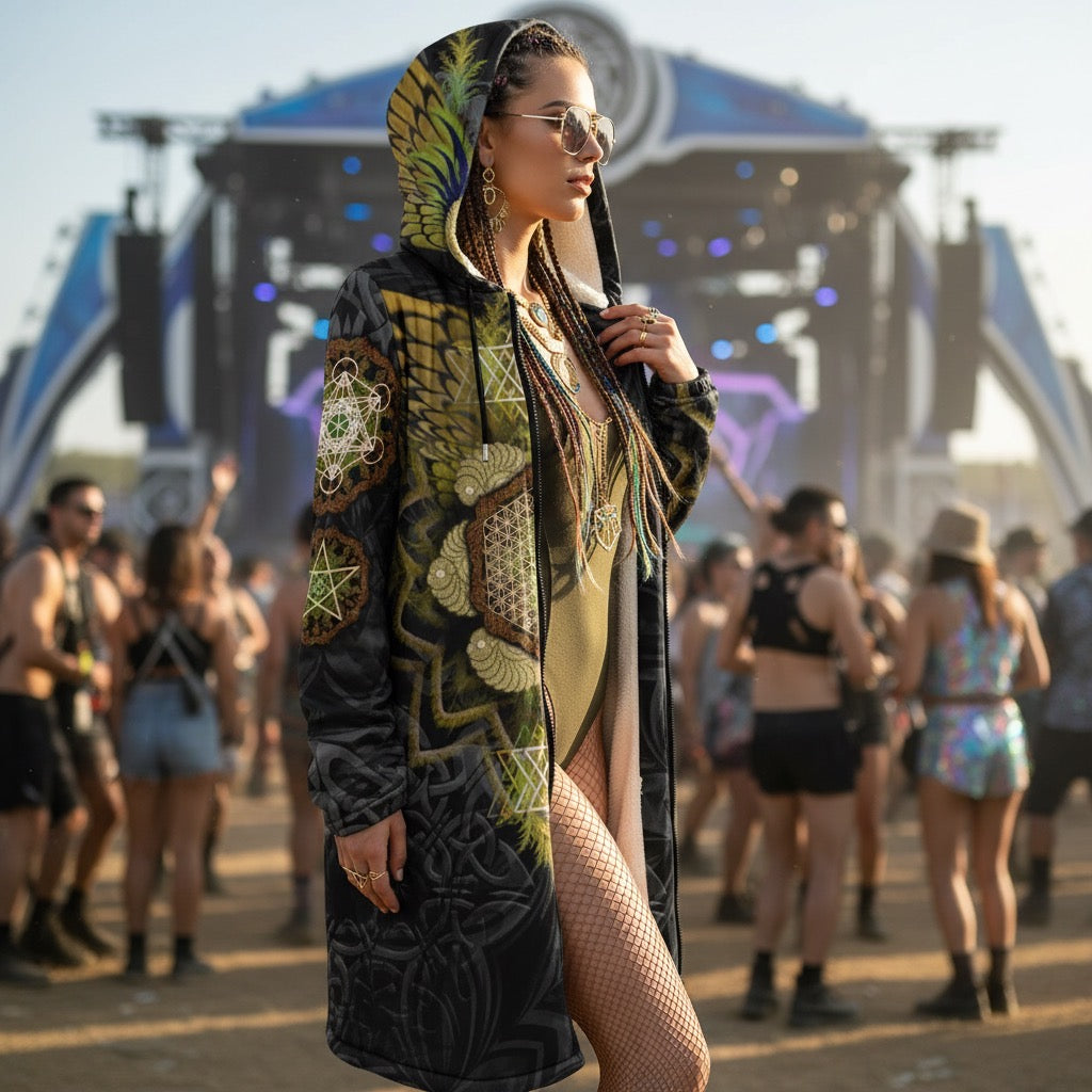 Yellow Angel Catcher Women's Festival Cloak