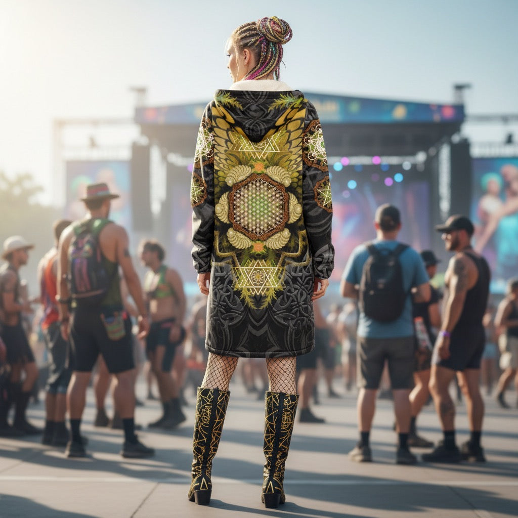 Yellow Angel Catcher Women's Festival Cloak