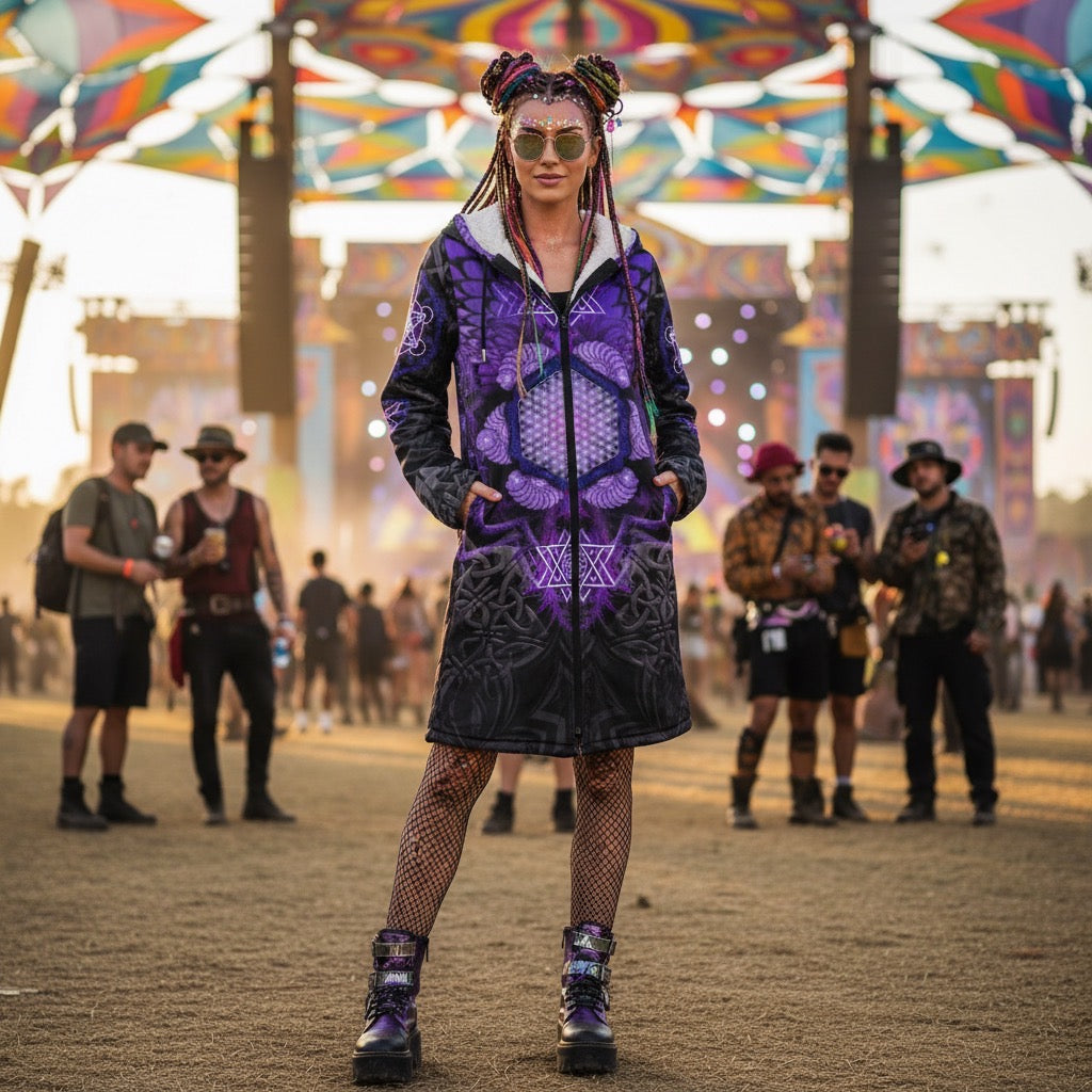 Purple Angel Catcher Women's Festival Cloak