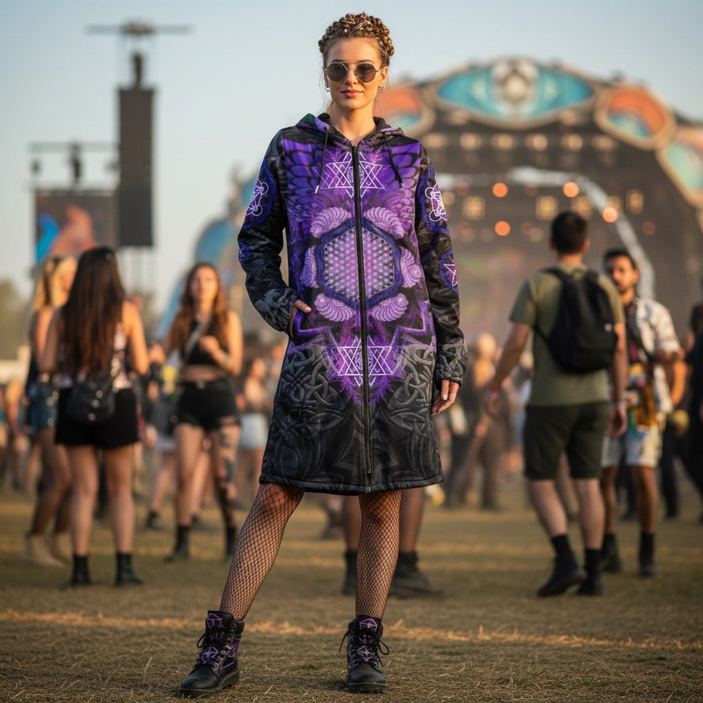 Purple Angel Catcher Women's Festival Cloak