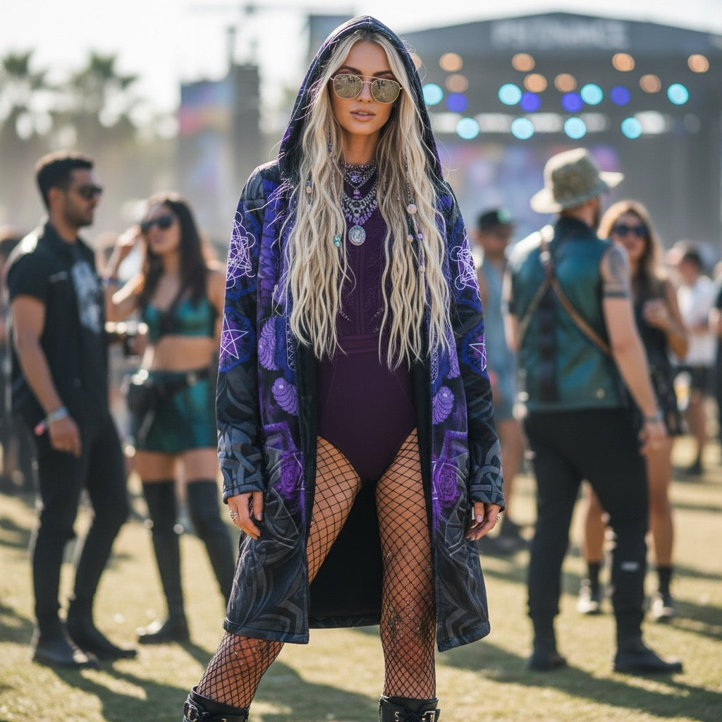 Purple Angel Catcher Women's Festival Cloak