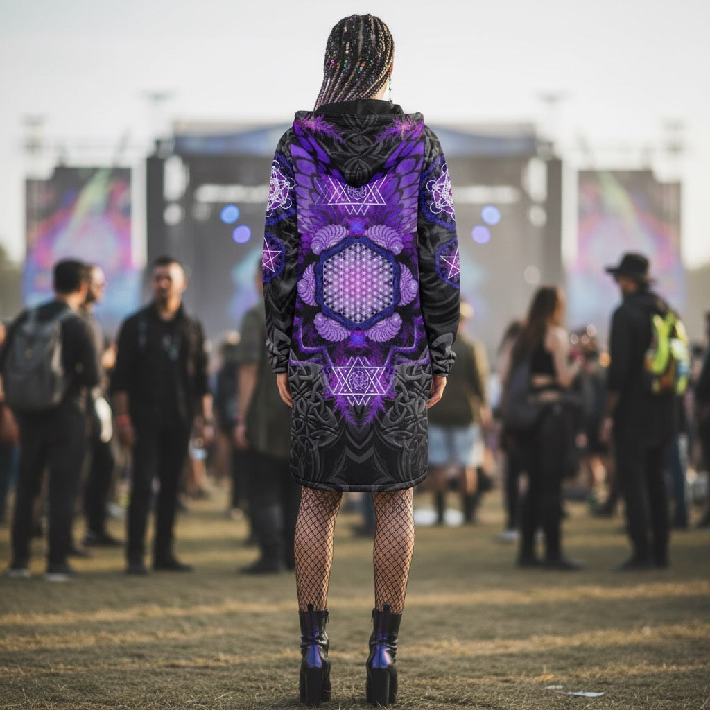Purple Angel Catcher Women's Festival Cloak