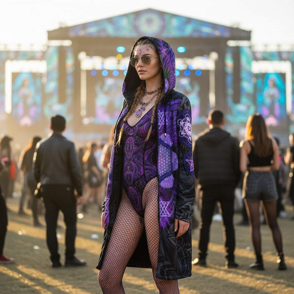 Purple Angel Catcher Women's Festival Cloak
