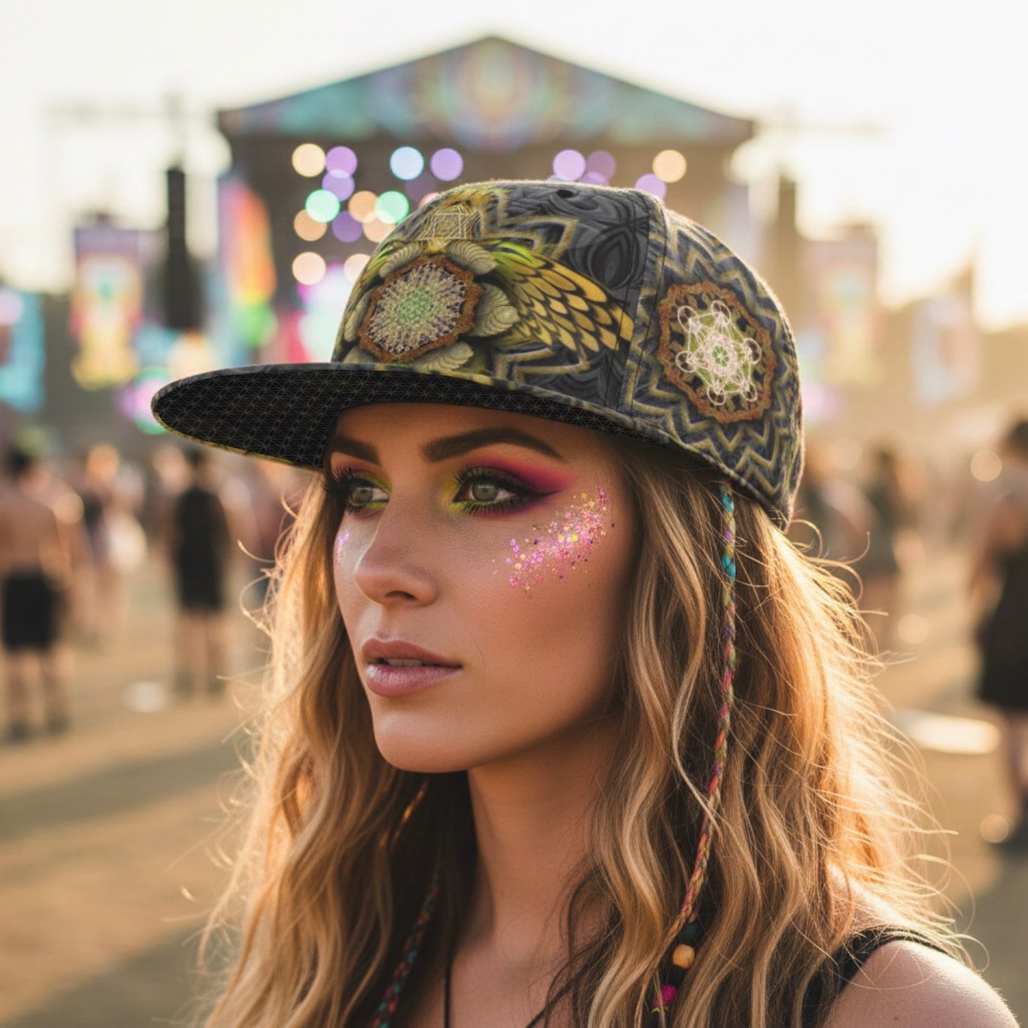 Snapback Hat | Angel Catcher Yellow