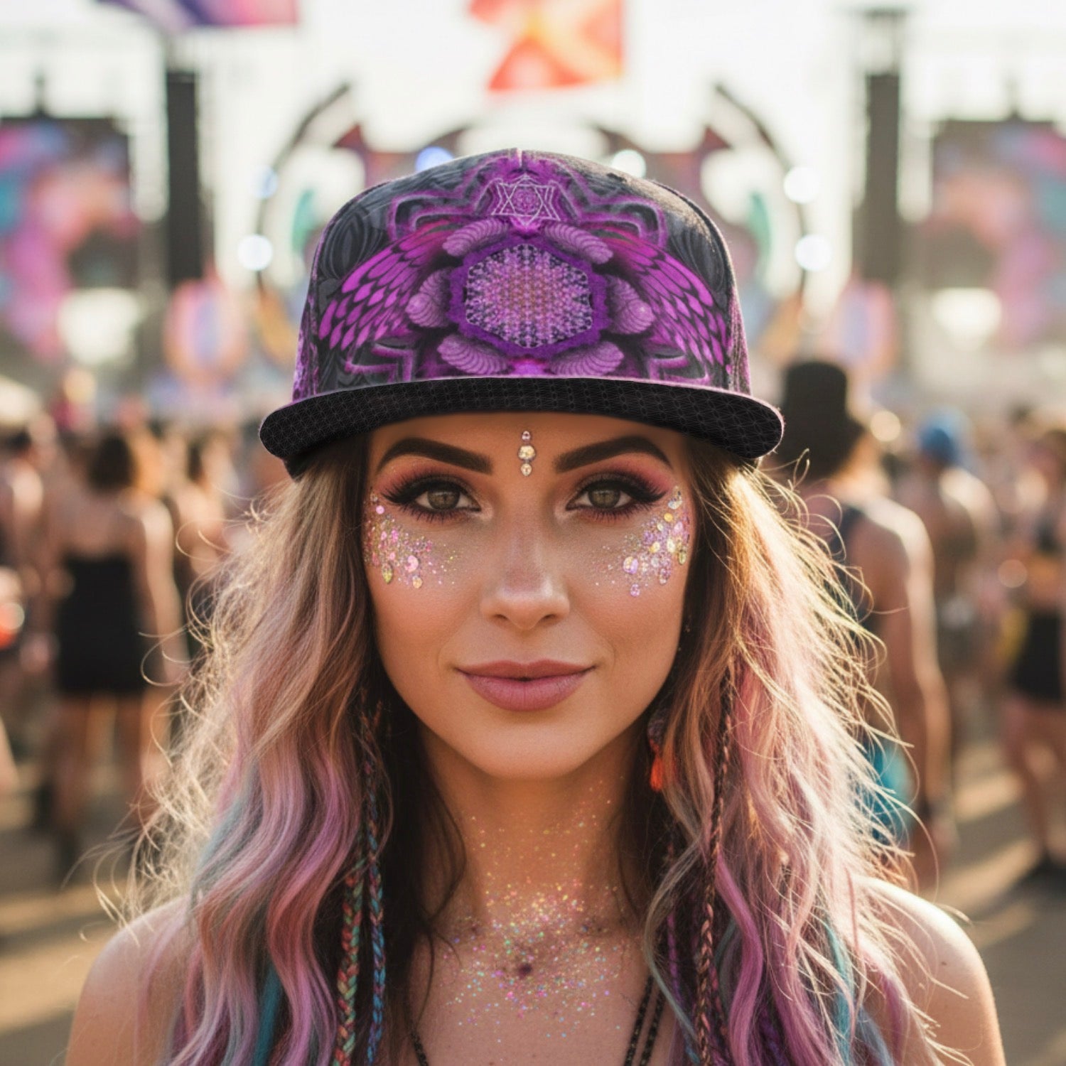 Snapback Hat | Angel Catcher Pink