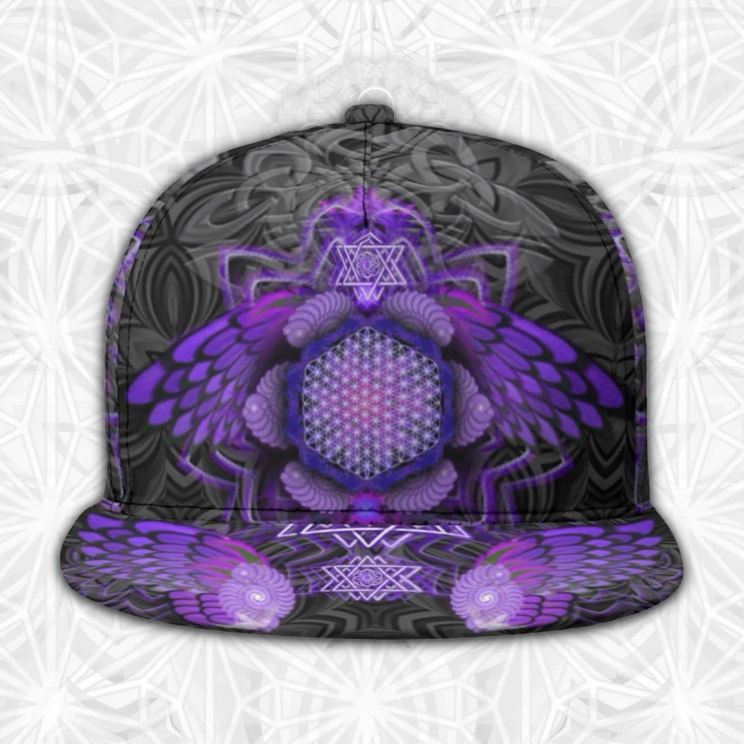 Snapback Hat | Angel Catcher Purple