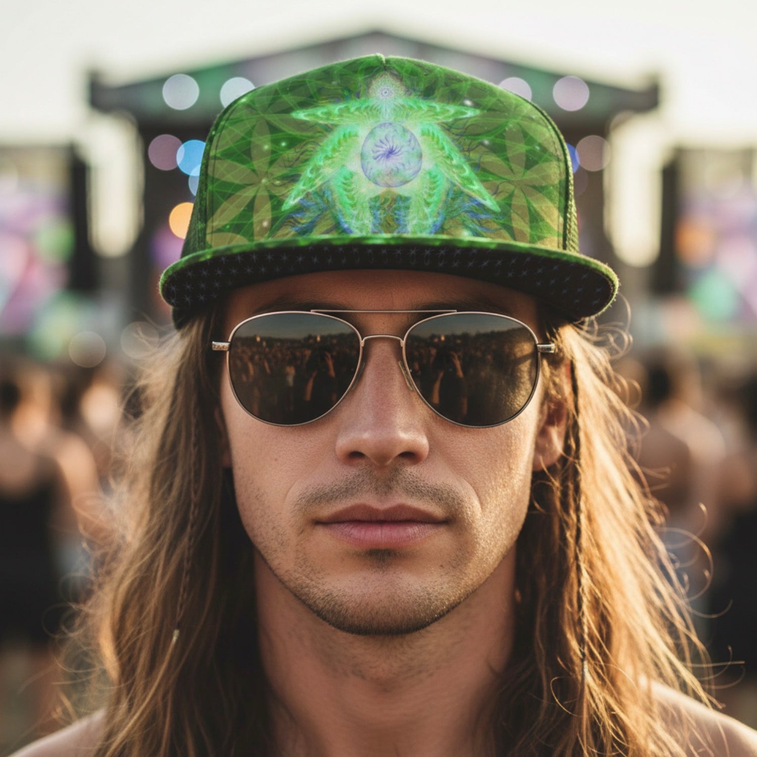 Snapback Hat | Ophanim Green