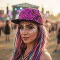 Snapback Hat | Alien Mycelium Pink