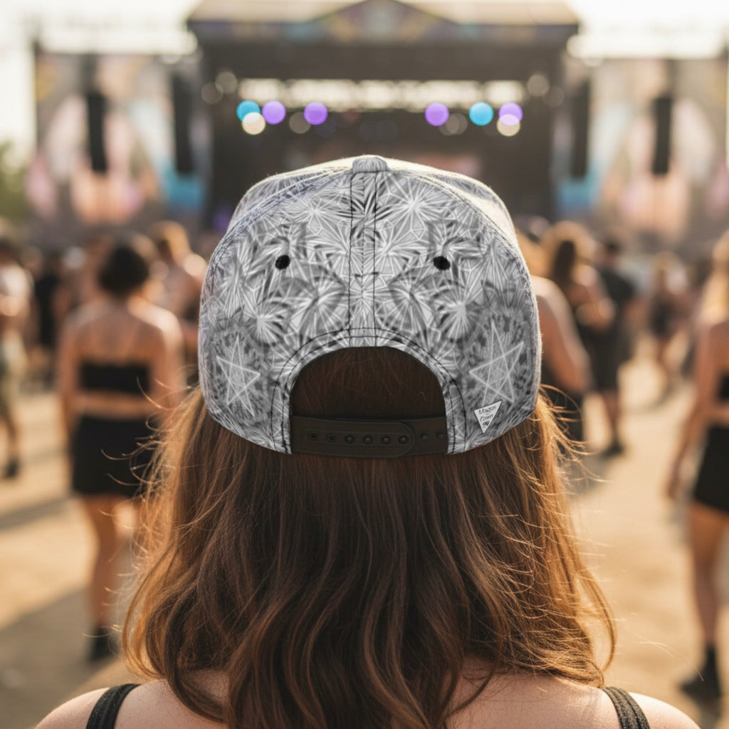 Snapback Hat | Angel Catcher Light Gray