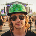 Snapback Hat | Angel Catcher Light Green
