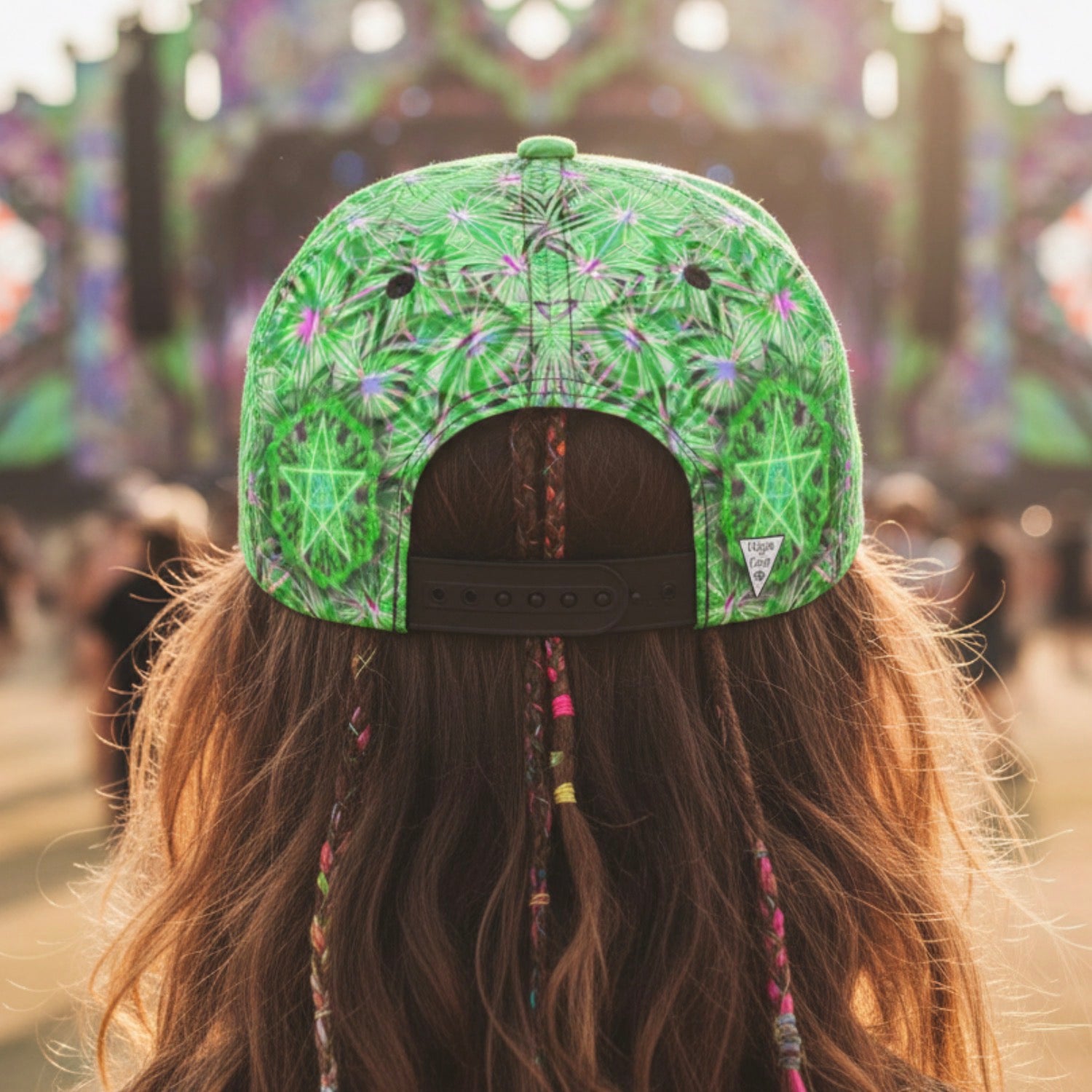 Snapback Hat | Angel Catcher Light Green