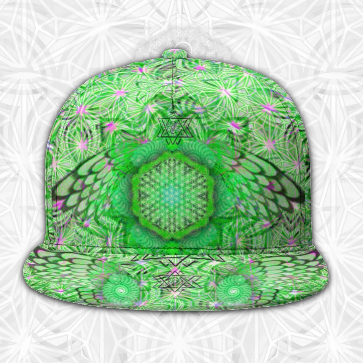 Snapback Hat | Angel Catcher Light Green