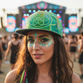Snapback Hat | Candy Star Burst Flower of Life