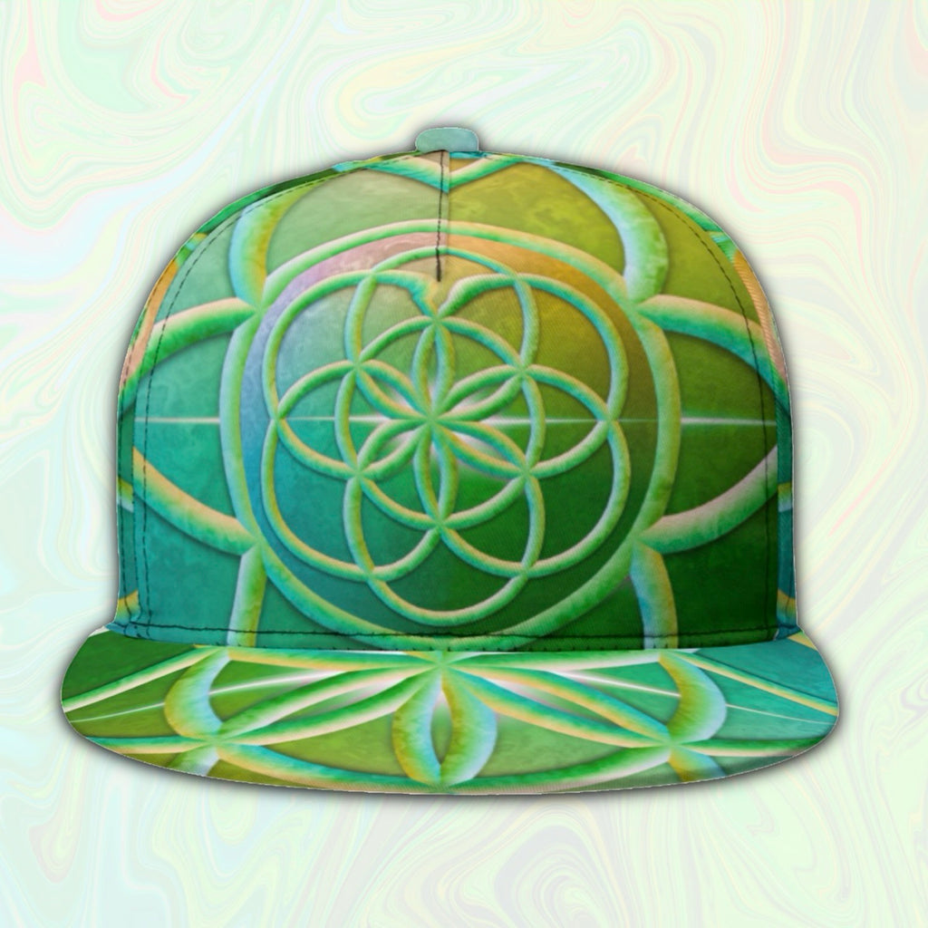 Snapback Hat | Candy Star Burst Flower of Life