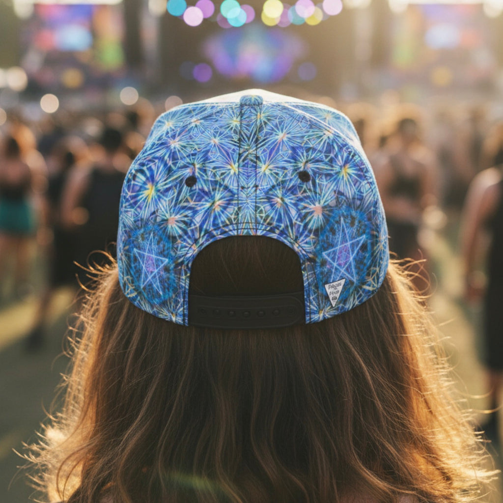Snapback Hat | Angel Catcher Blue