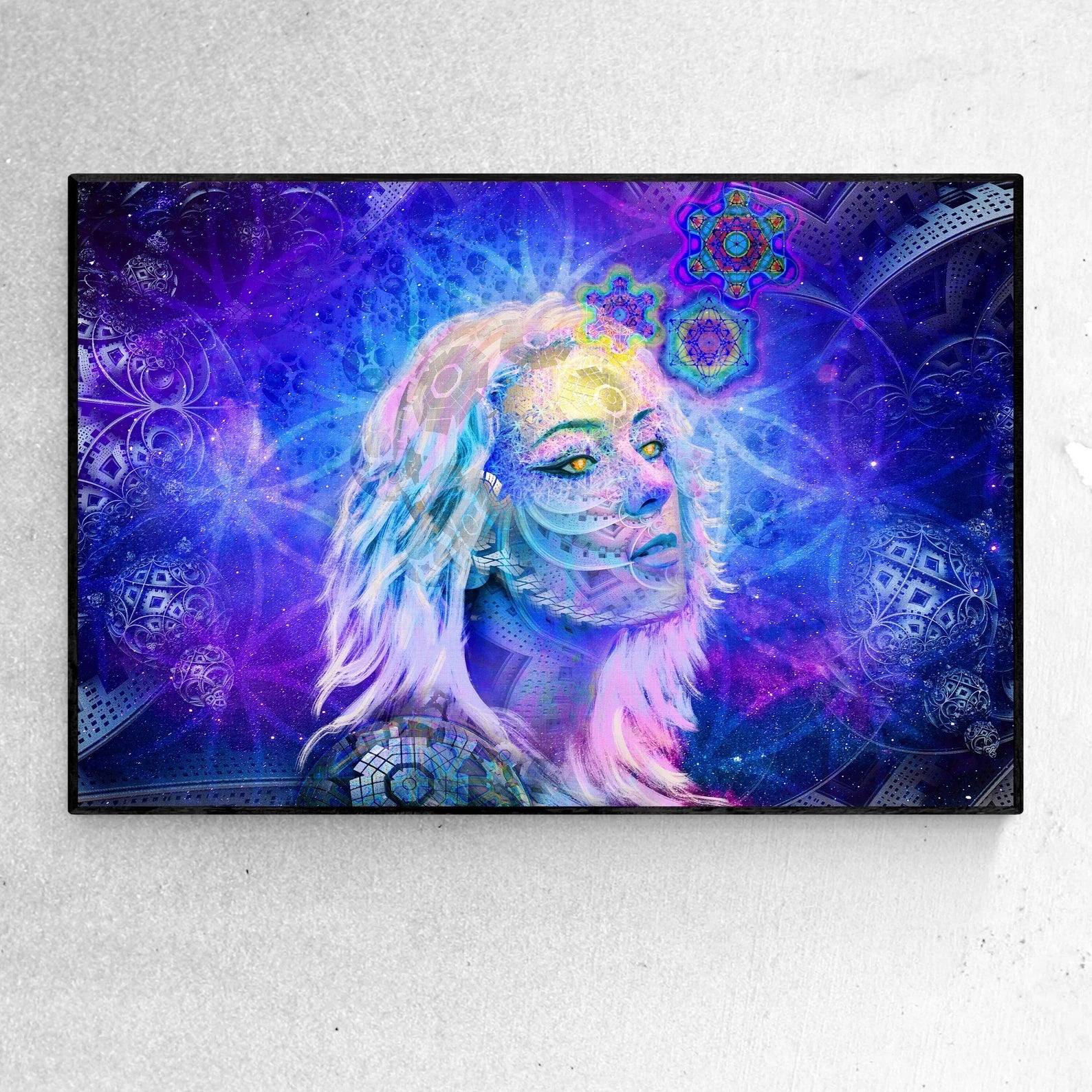 “Universal Consciousness”, ORIGINAL PAINTING, 24”x 36” Acrylic on Canvas by Magus Fawn