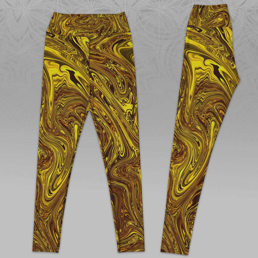 Women’s Liquid Gold Yoga Leggings