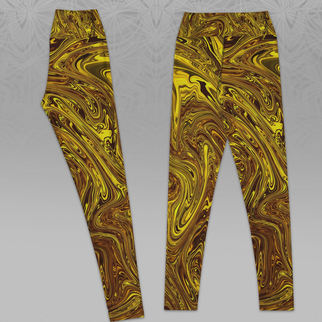 Women’s Liquid Gold Yoga Leggings