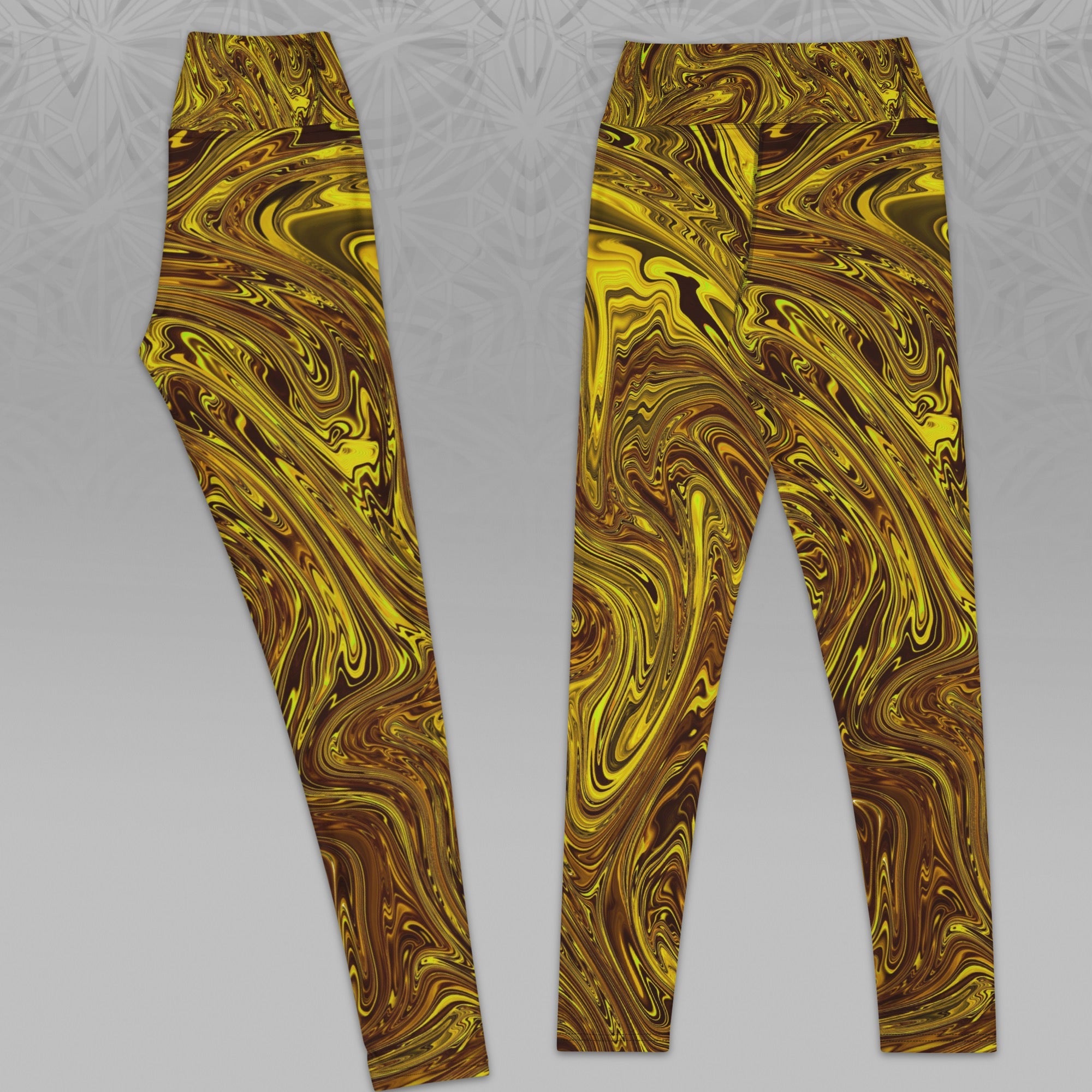 Women’s Liquid Gold Yoga Leggings