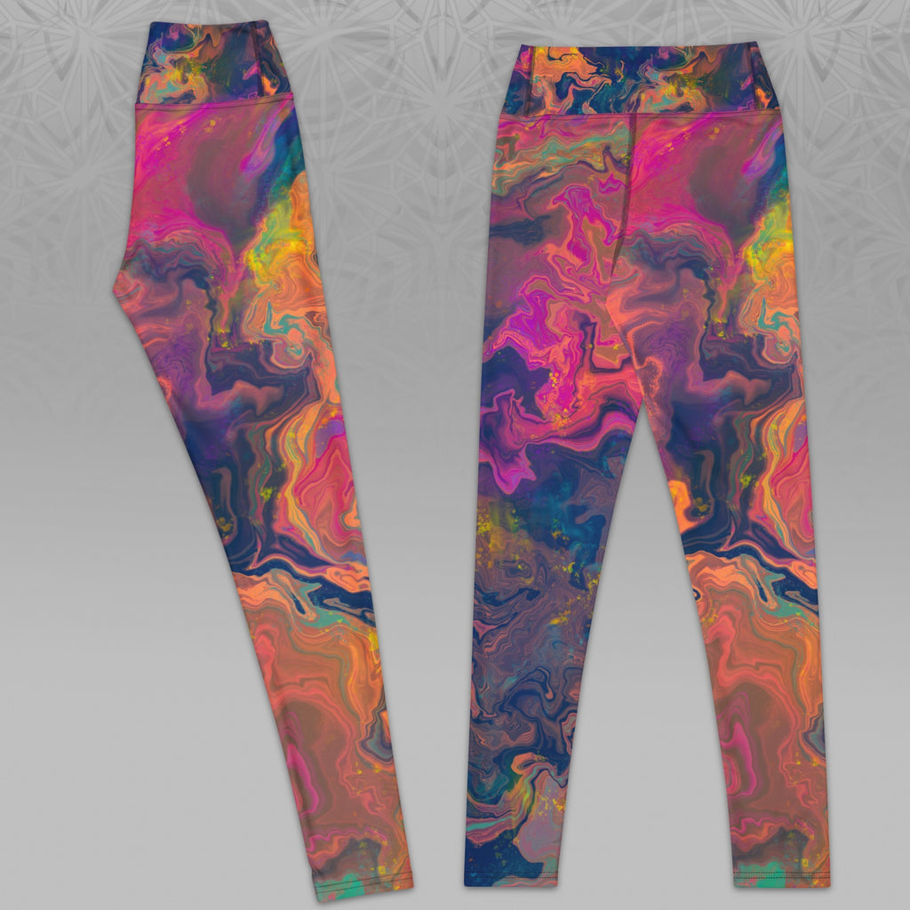 Women’s Yoga Leggings | Liquified Abyss