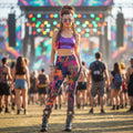 Women’s Yoga Leggings | Liquified Abyss
