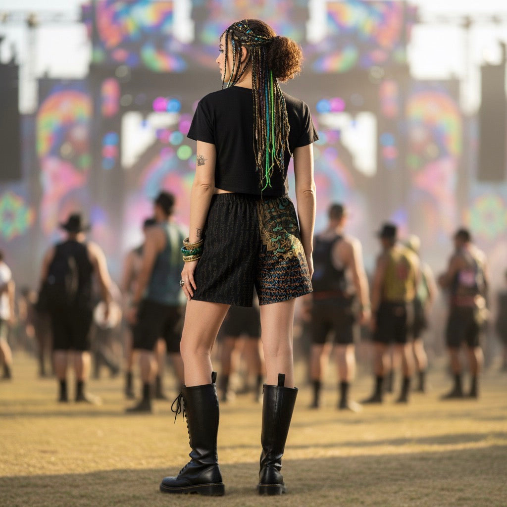 Enochian Vision Unisex Athletic Long Shorts