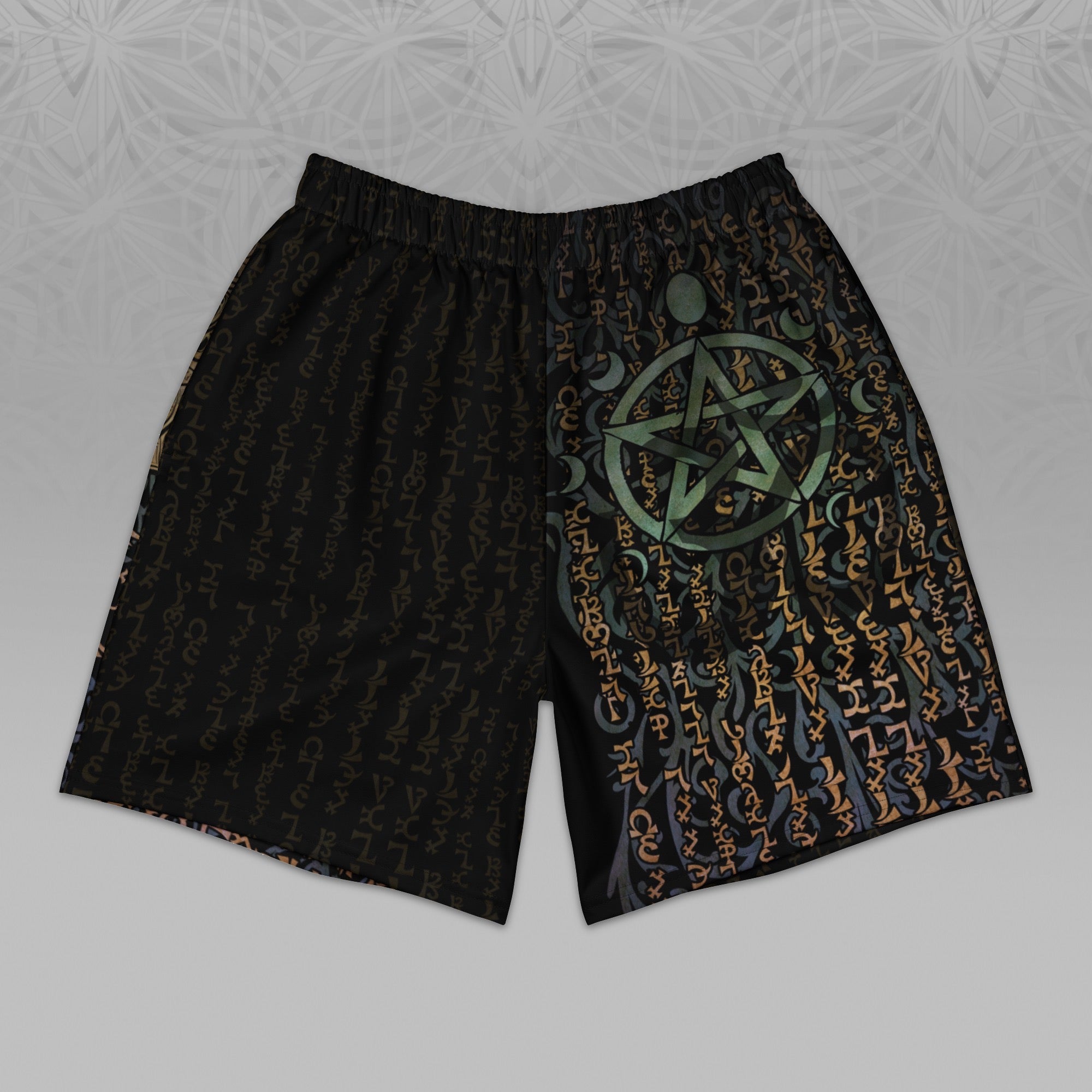 Enochian Vision Unisex Athletic Long Shorts