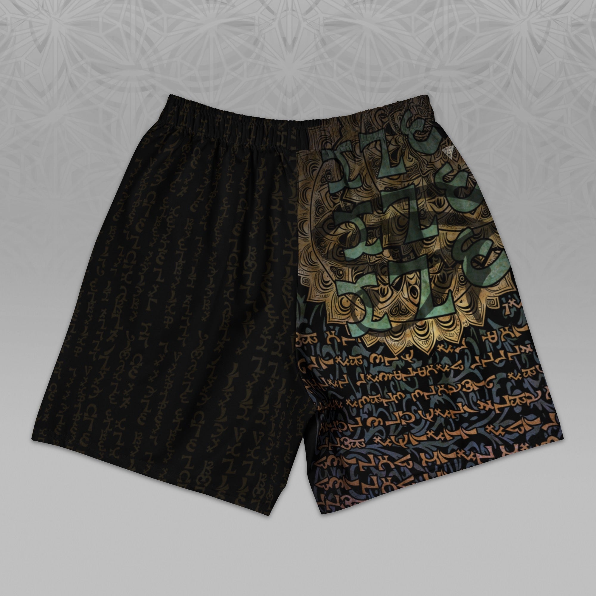 Enochian Vision Unisex Athletic Long Shorts