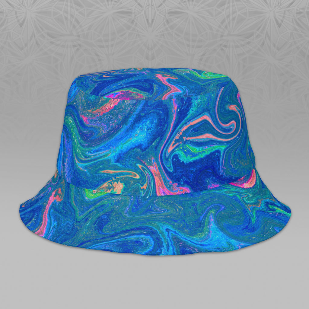 Blue Acid Oasis Bucket Hat