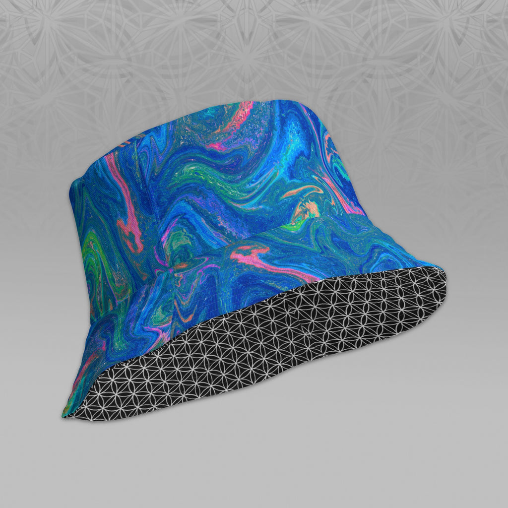 Blue Acid Oasis Bucket Hat