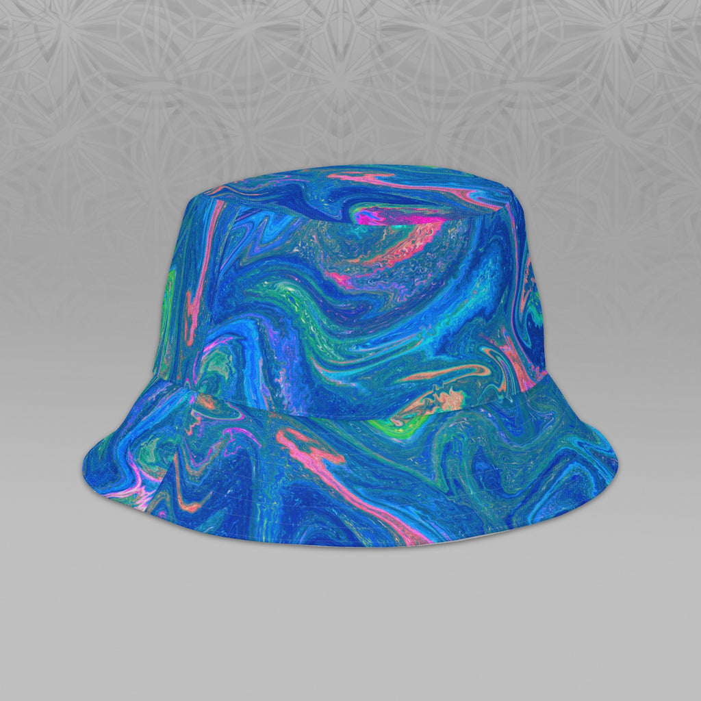 Blue Acid Oasis Bucket Hat